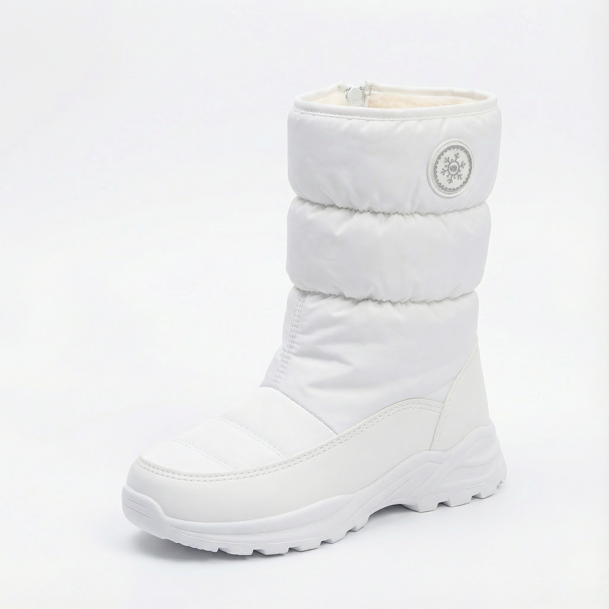 Odalys Waterproof Winter Boots in White, product photo