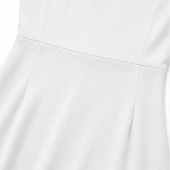 Anneliese Pearl-Sleeve Midi Dress, close-up detail 3
