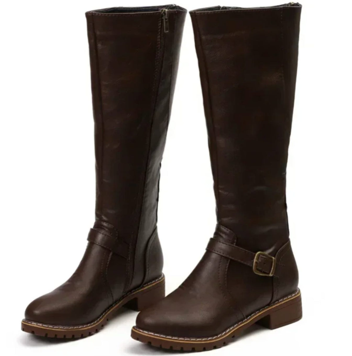 Cosima Grained Riding Boots, product photo 2