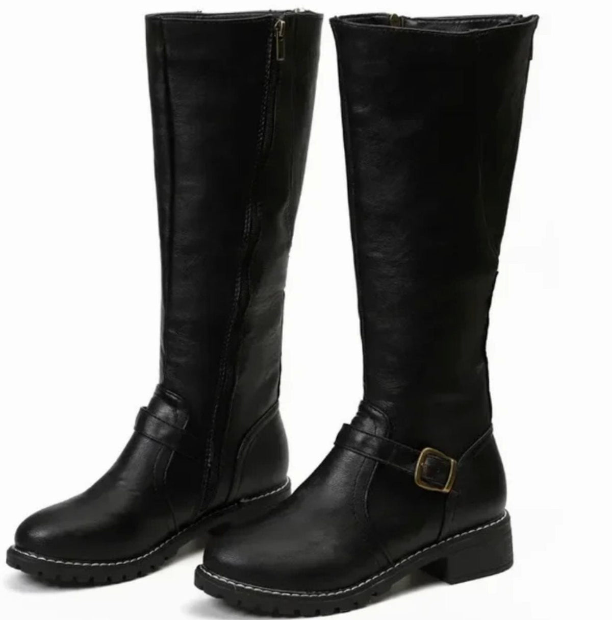 Cosima Grained Riding Boots, product photo 3