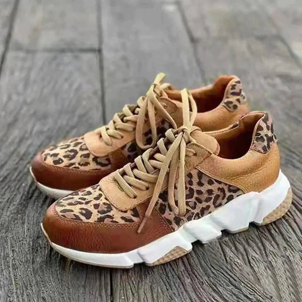 Greer Leopard Chunky Sneakers, product photo