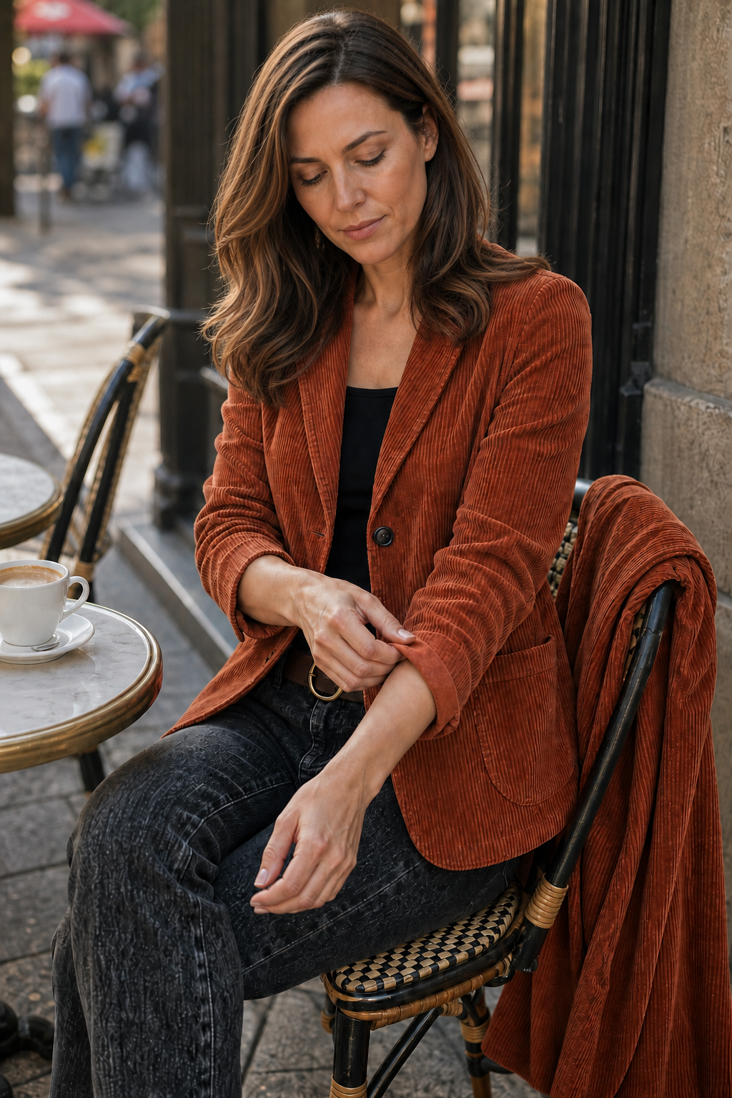 Maren Corduroy Blazer, styled look 2