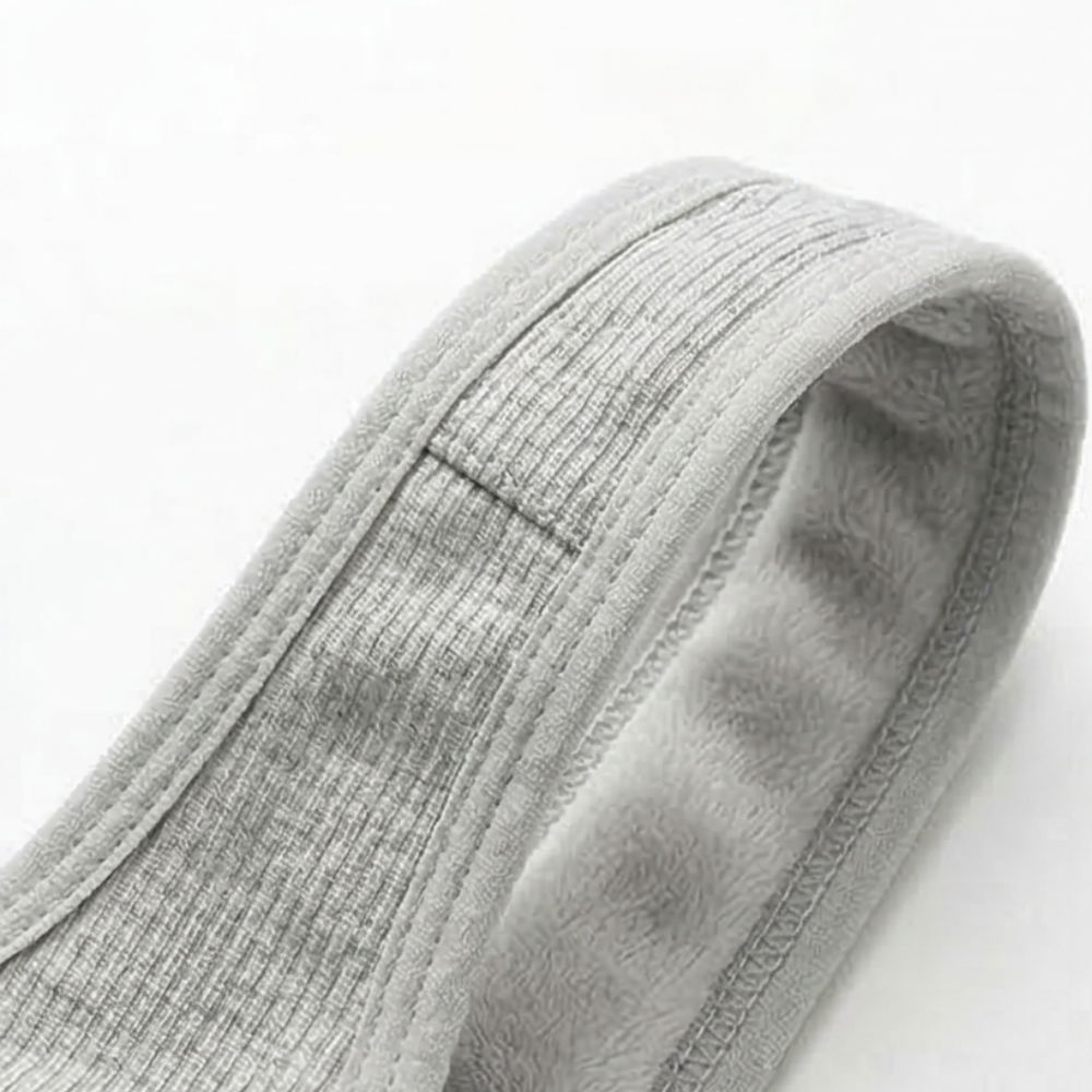 Marlowe Front-Close Ribbed Bra, close-up detail 2