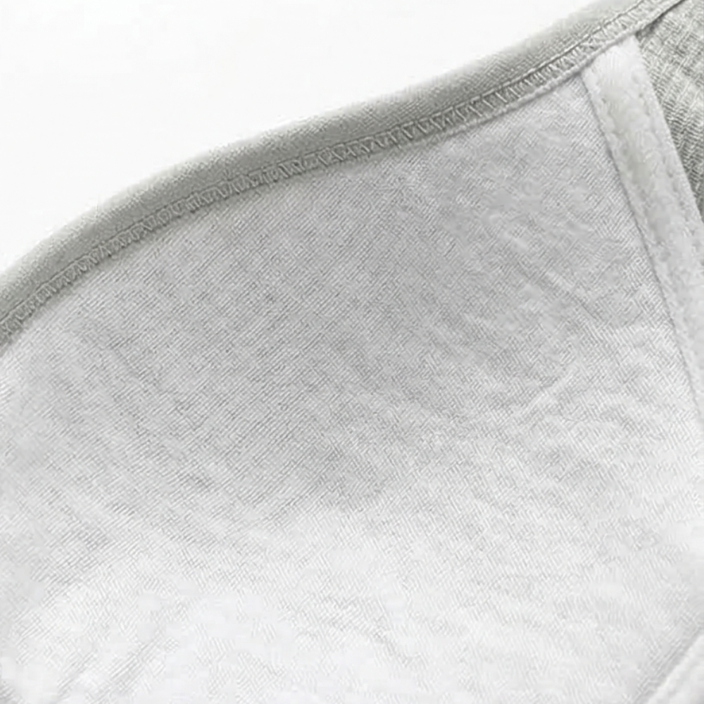 Marlowe Front-Close Ribbed Bra, close-up detail 3