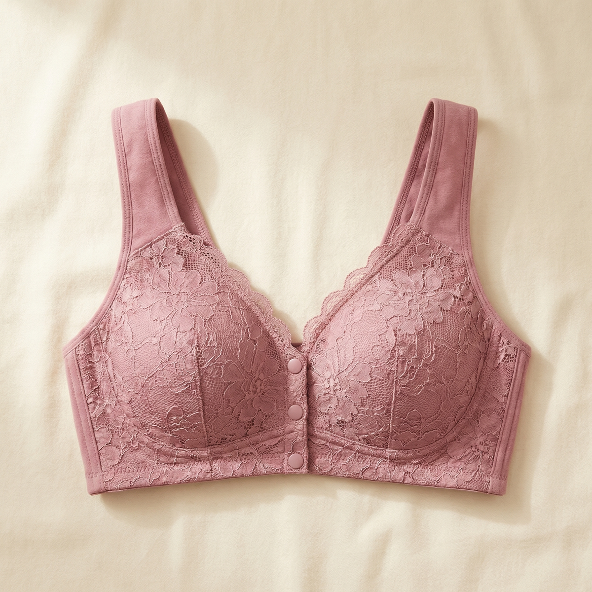 Odette Front-Snap Lace Bra, product photo