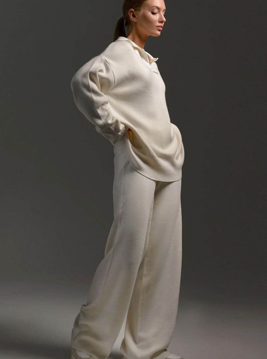 Opal Collared Lounge Set, front view 3