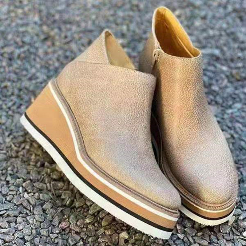 Petra Waterproof Ankle Boots in Beige, product photo