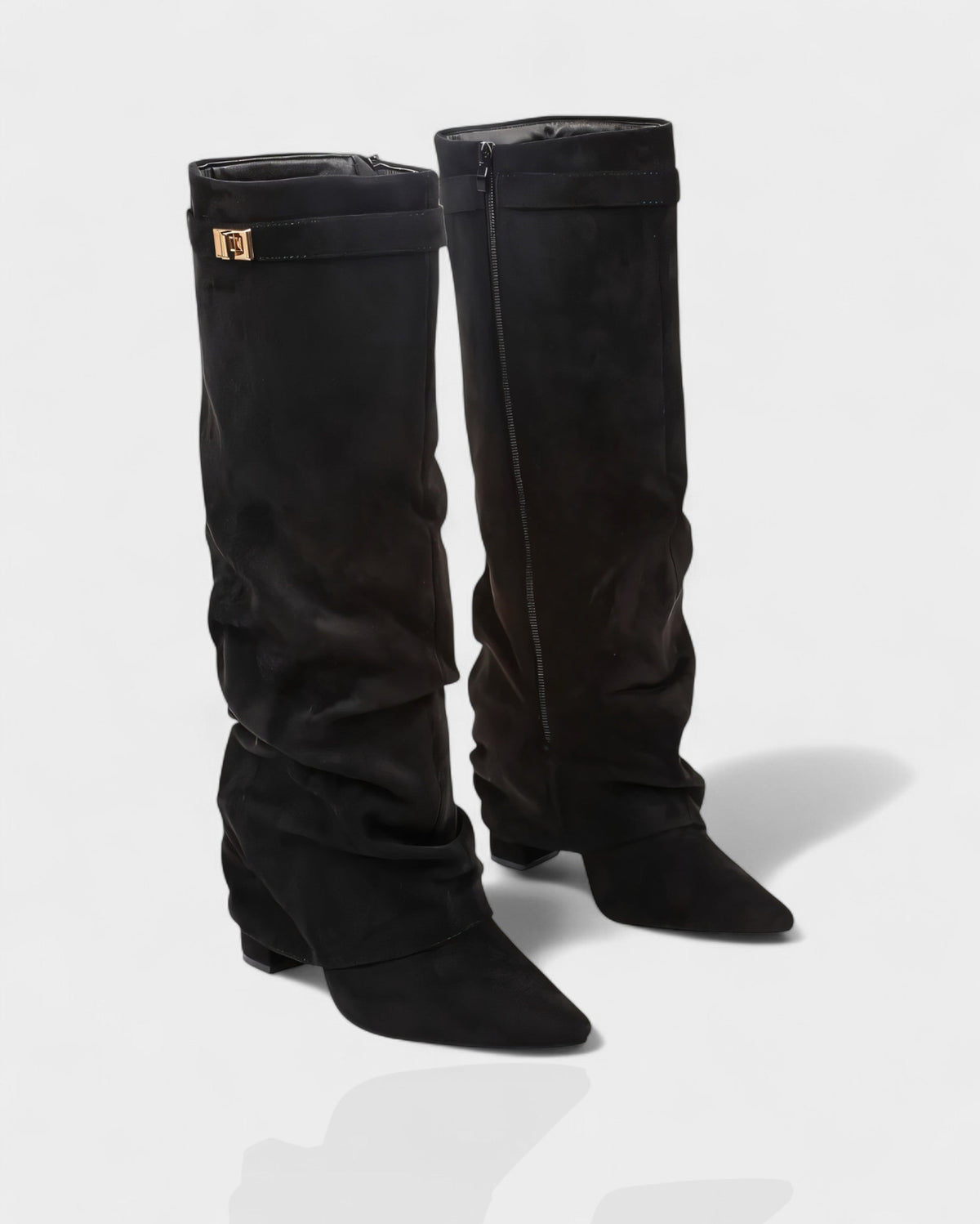Tamsin Fold-Over Knee Boots, product photo 4